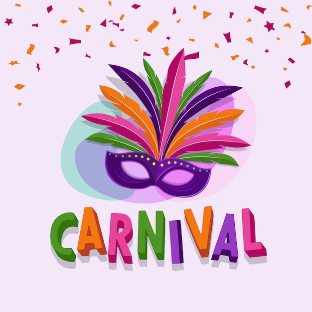 Braziliaanse carnaval partij vectorillustratie