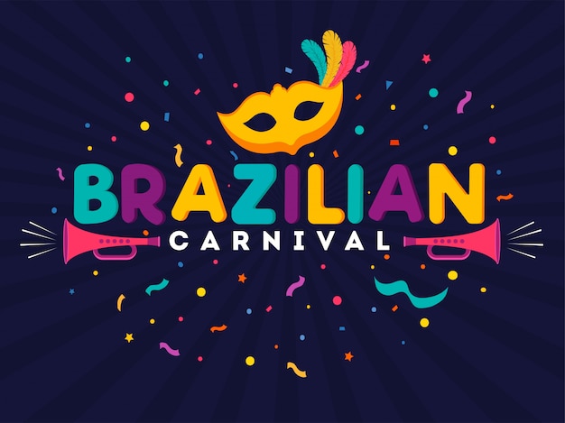 Brazilian carnival background.