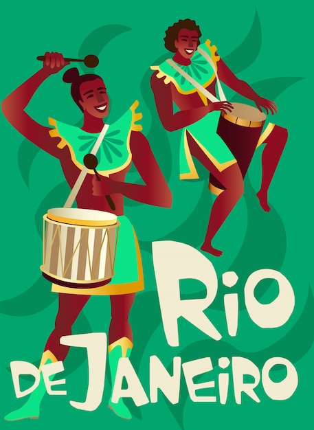 Brazilian samba posters