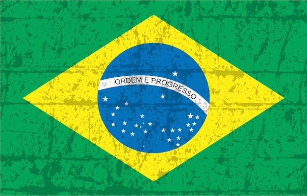 brazilië nationale patriot grunge vlag textuur achtergrond wallpaper