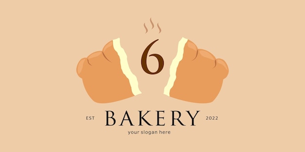Дизайн логотипа Bread Baker с буквой A