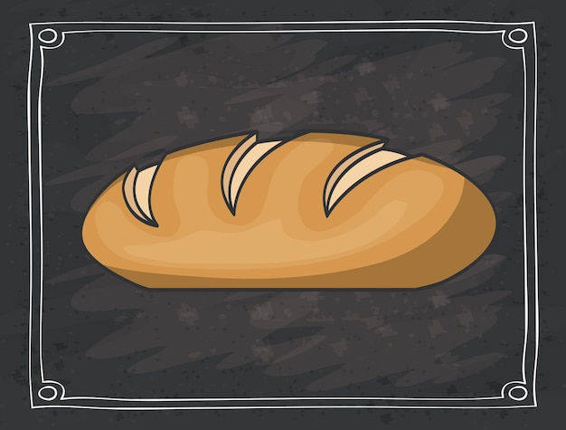 Bread of bakery food design