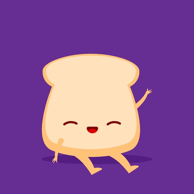 Bread cartoon character