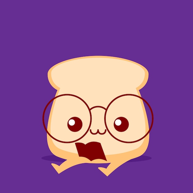 Bread cartoon character