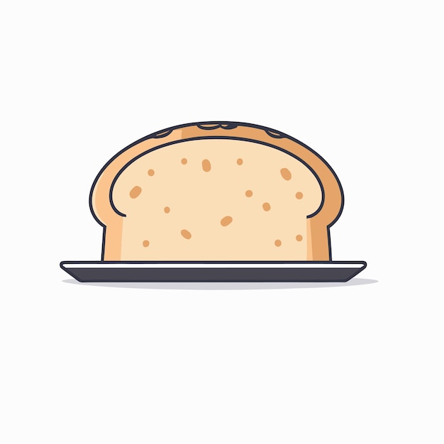 Vector bread drawing fresh baked bread illustration vector design