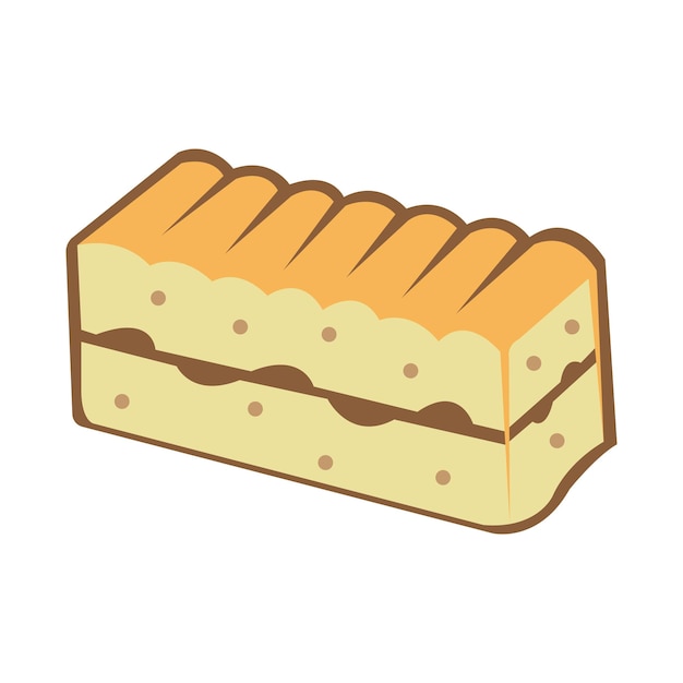 Bread icon logo vector design template