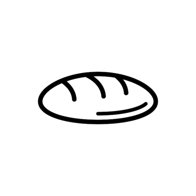 Bread Icon Vector Design Template