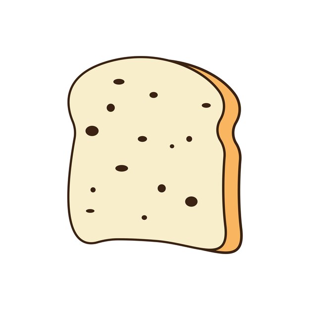 Bread icon vector illustration template design