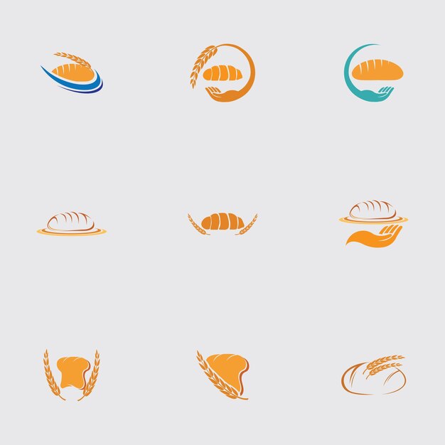 Bread logo images illustration design