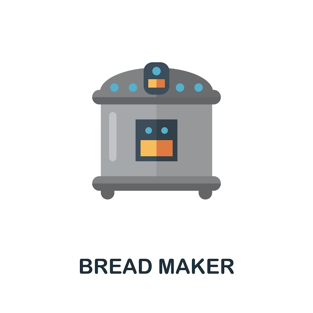 Bread Maker icon Simple element from kitchen appliances collection Creative Bread Maker icon for web design templates infographics and more