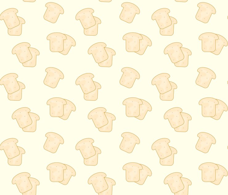 Vector bread pattern background