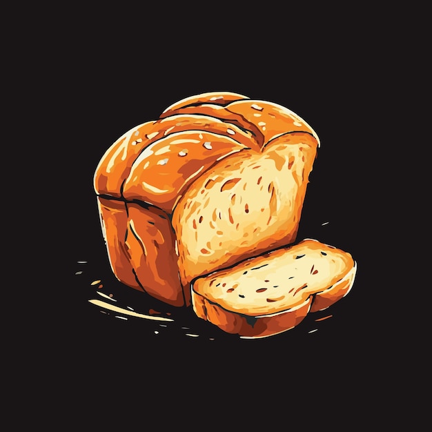 Vector bread vector illustration