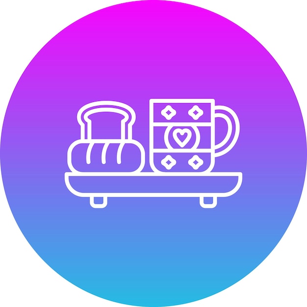 Vector breakfast icon