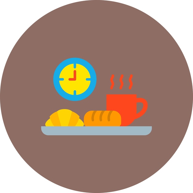 Vector breakfast icon