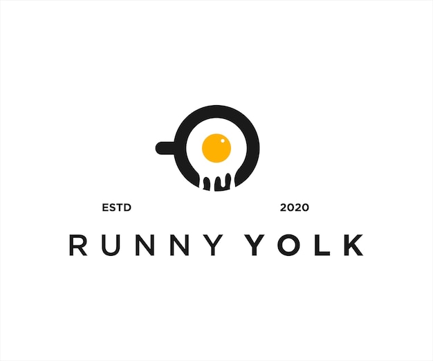 breakfast logo or egg vector