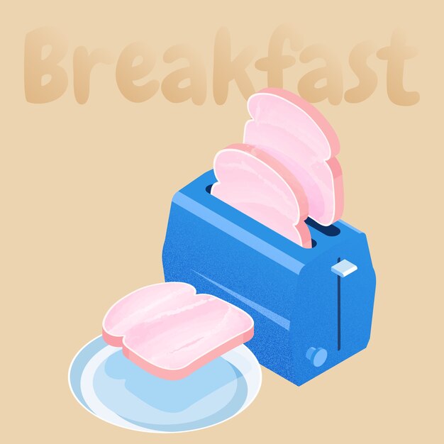 Vector breakfast