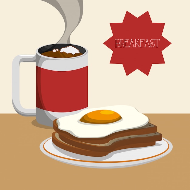 Vector breakfast