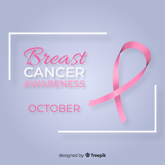 Breast cancer awareness month background