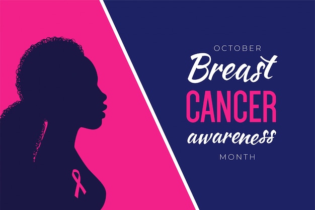 Breast cancer awareness month background