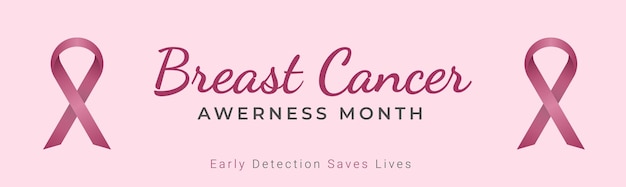 Breast Cancer Awareness Month Banner Design