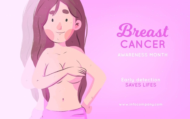 Breast cancer awareness month banner