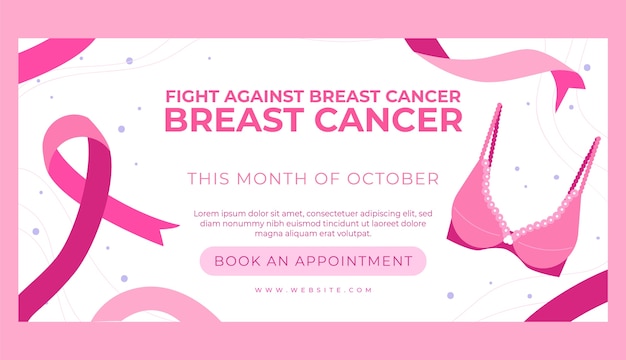 breast cancer awareness month  banner