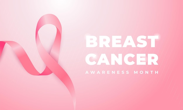 Breast Cancer Awareness Month geschikt voor achtergronden, banners, posters en andere