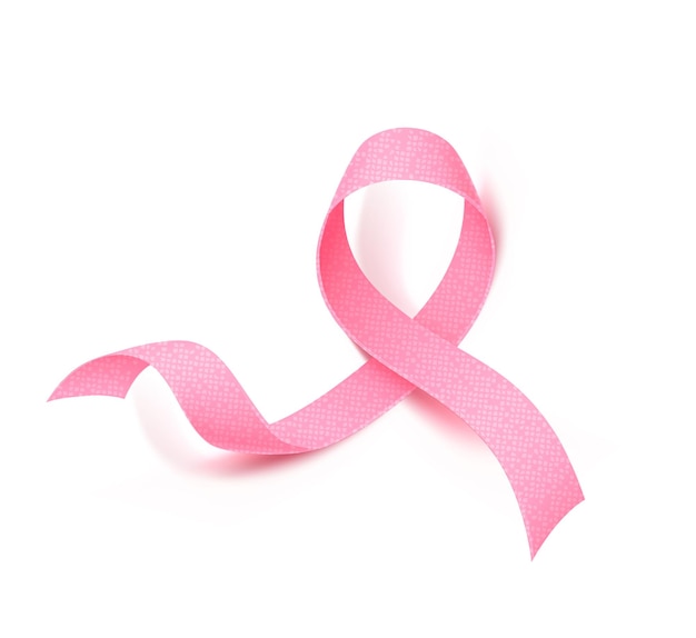 Vector breast cancer awareness poster illustration