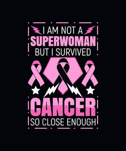 Vector breast cancer awareness quotes tshirt design for print on demand site and shirt business