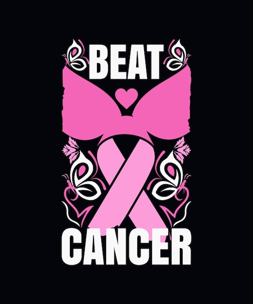 Vector breast cancer awareness quotes tshirt design for print on demand site and shirt business