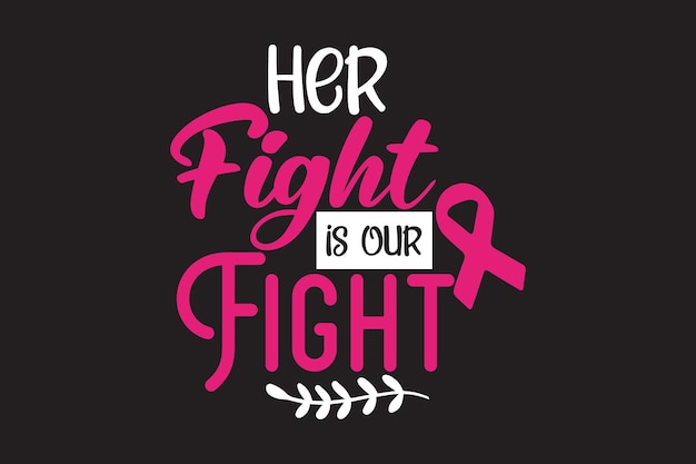 Vector breast cancer awareness svg design