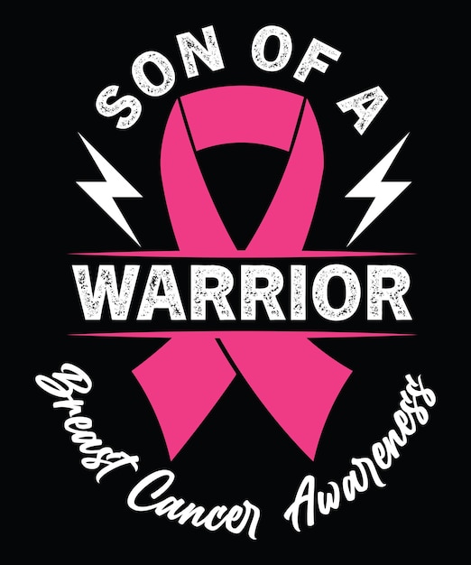 Breast cancer awareness t-shirt design