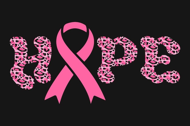 Breast cancer awareness tshirt design