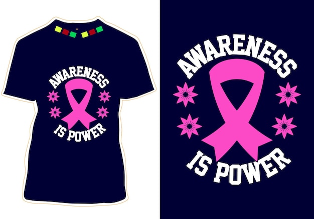 Breast Cancer Awareness Tshirt Design