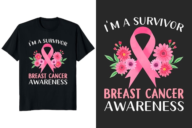 Breast Cancer Awareness Tshirt ontwerp vector illustratie kanker tshirt ontwerp