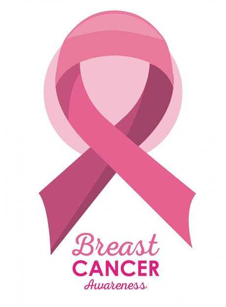 breast cancer awareness month, female chest pink bra and heart, healthcare  concept flat icon style 1859663 Vector Art at Vecteezy