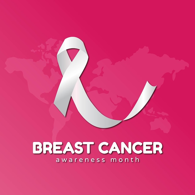 Breast cancer day illustration vector