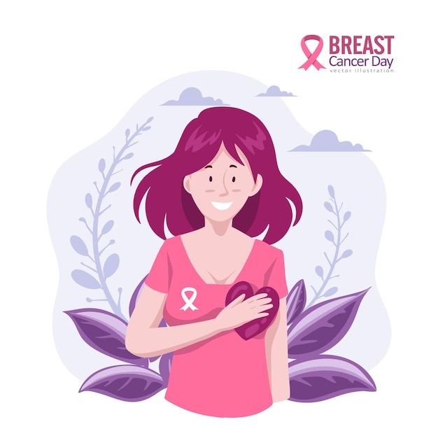 Vector breast_cancer_day_vector_illustration02