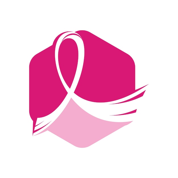 Breast cancer october awareness month campaign background women health vector design