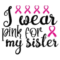 Breast cancer quote svg design