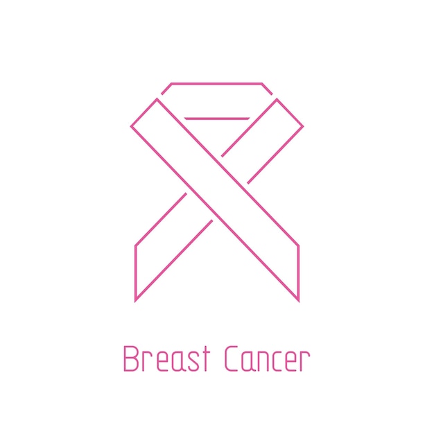 Breast cancer ribbon