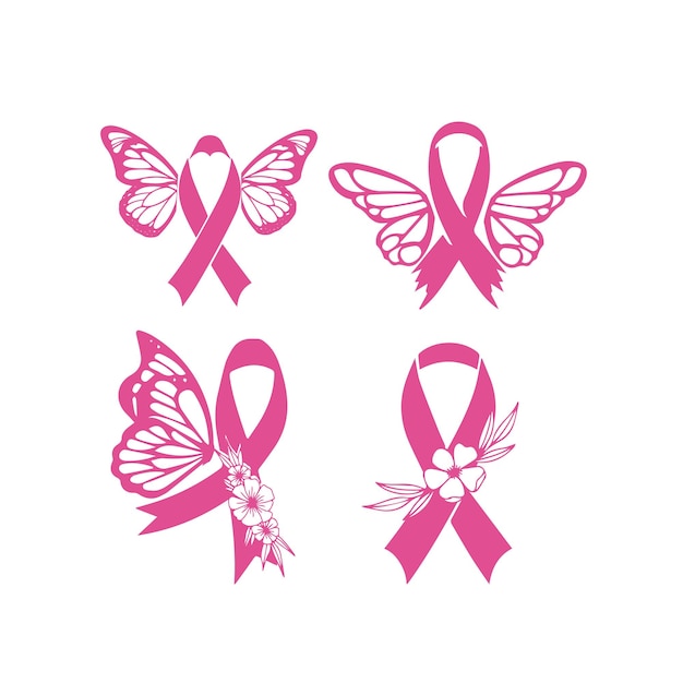 Vector breast cancer svg design