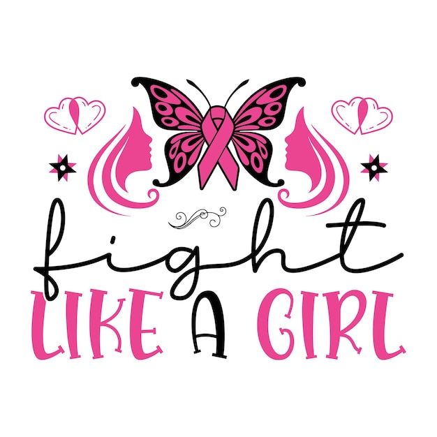 Breast Cancer SVG Design