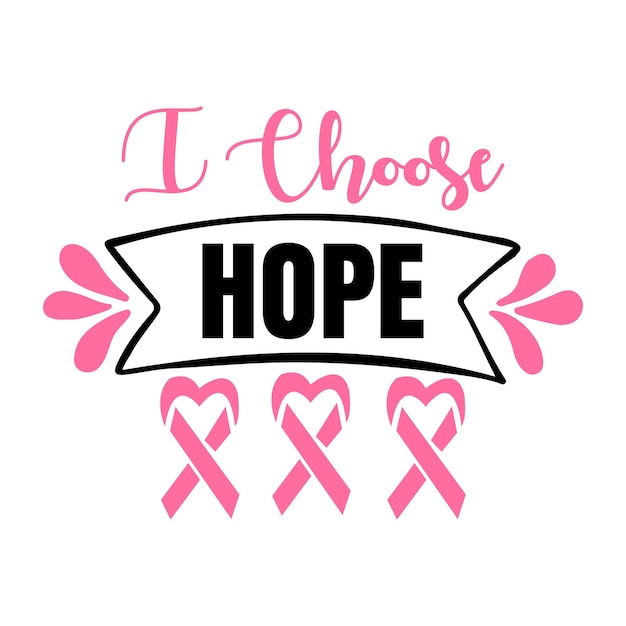 breast cancer t-shirt design