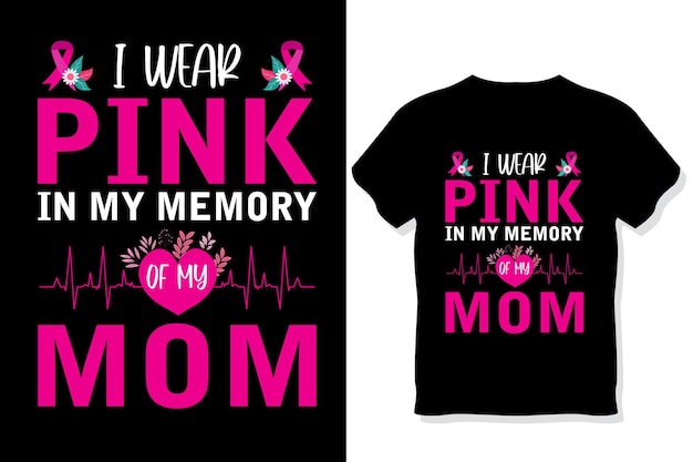 breast cancer t shirt design