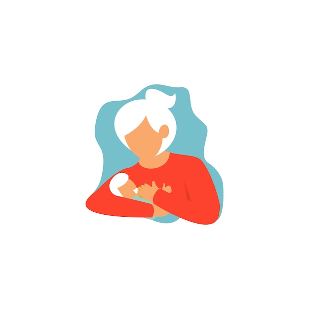 Breastfeeding technique illustration