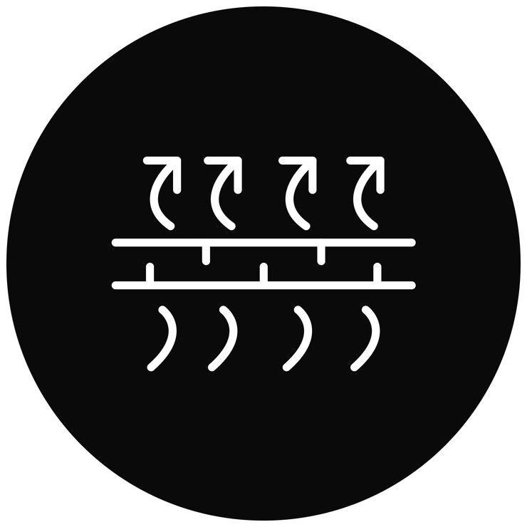 Vector breathable fabric vector icon can be used for fabric features iconset