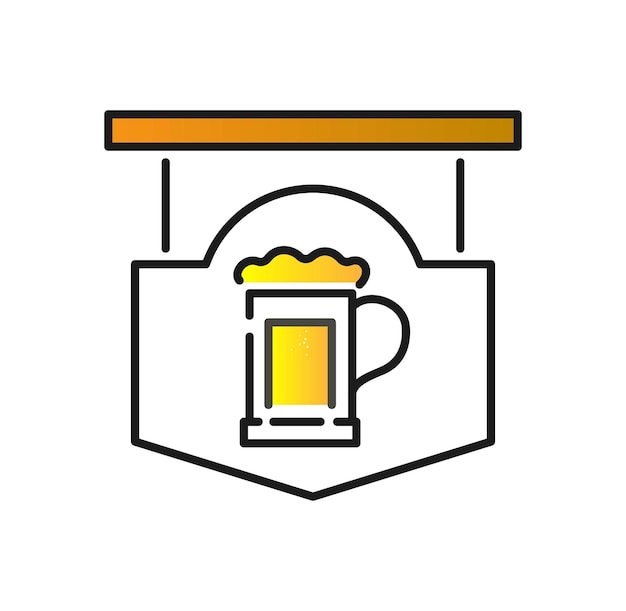 Brewery drink icon