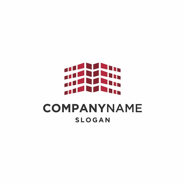 Brick logo icon design template