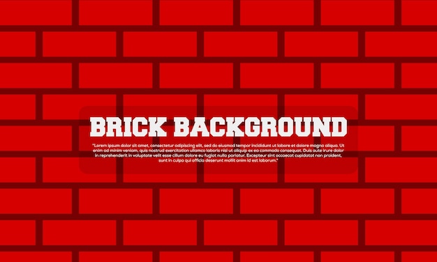 Brick seamless pattern for poster or banner